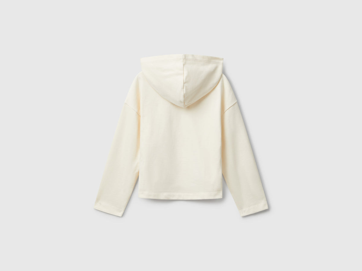 Benetton Sweatshirt with slogan print