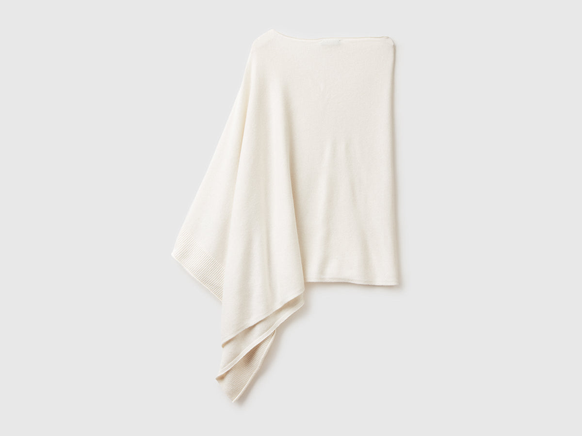 Benetton Cashmere blend poncho