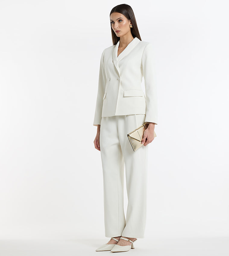 BCBGMAXAZARIA Detachable Belt Straight Fit Pants For Women