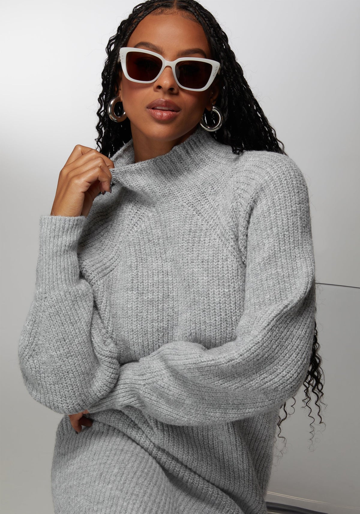 Bebe Oversized Sweater Dress