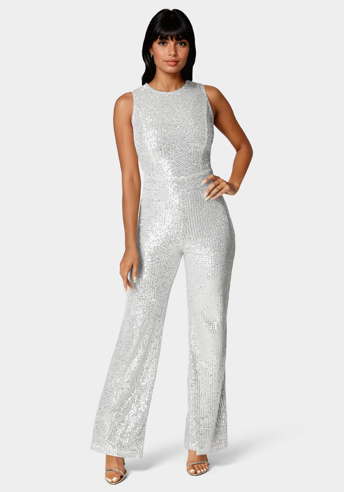 Bebe Sequin Jumpsuit