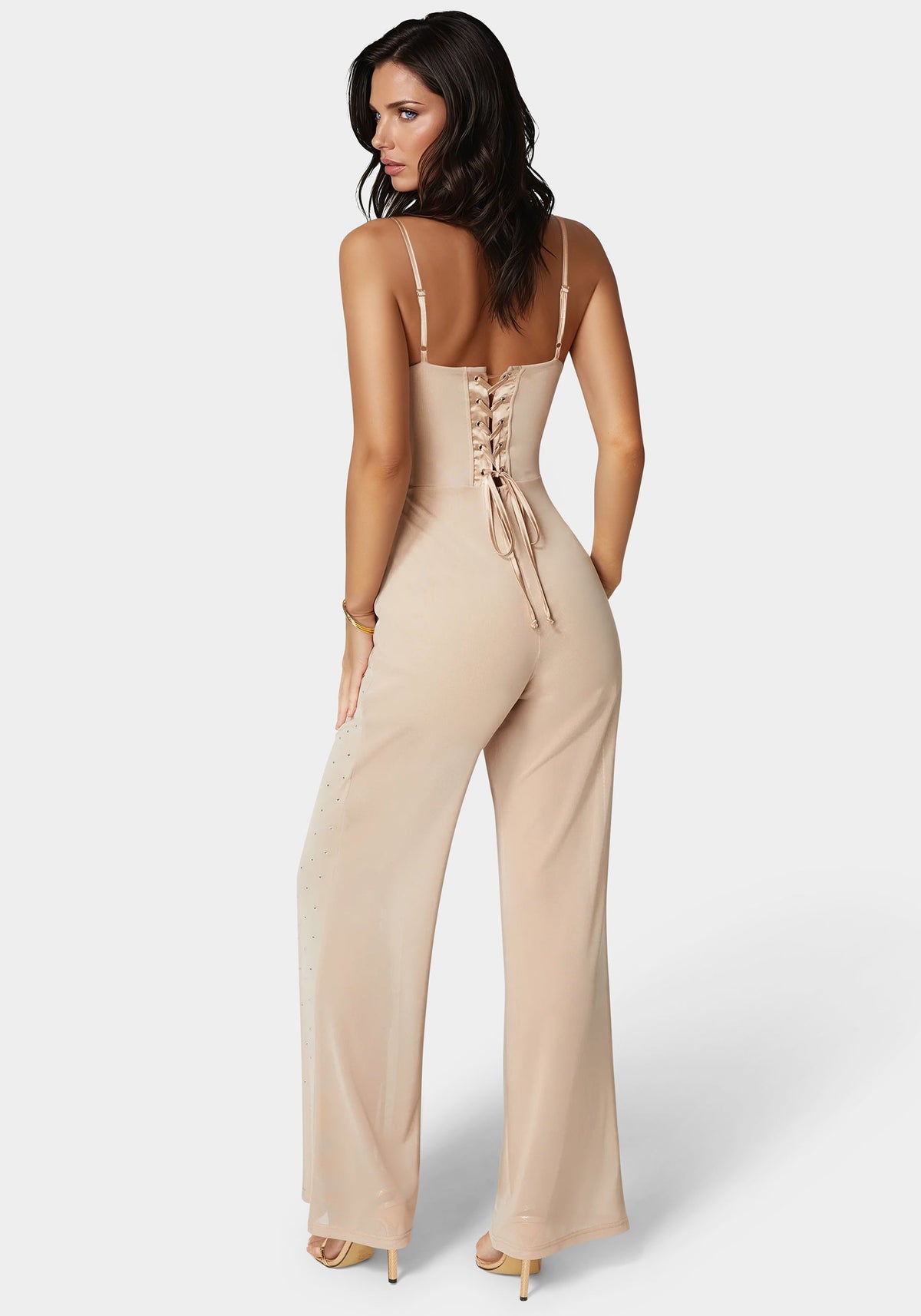 Jump Ombre Embellished Jumpsuit
