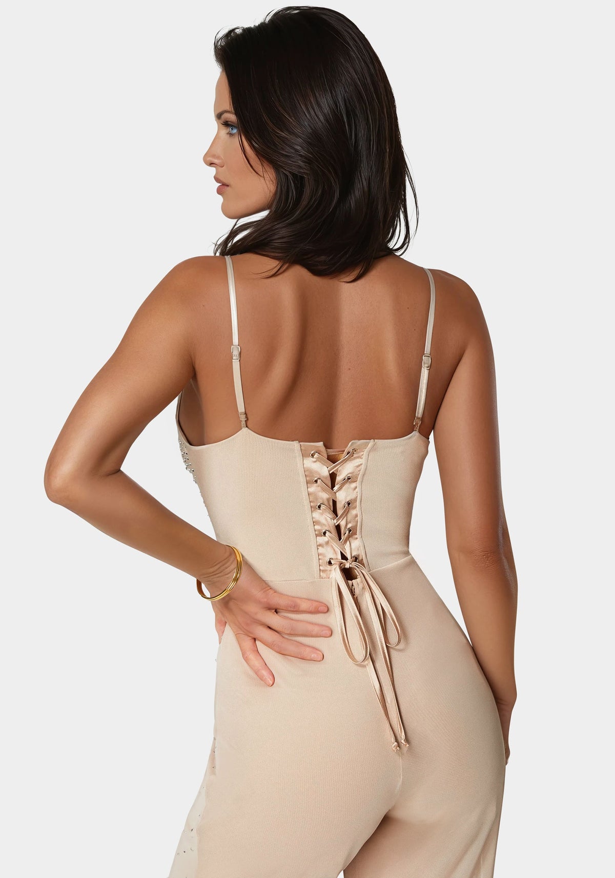Jump Ombre Embellished Jumpsuit