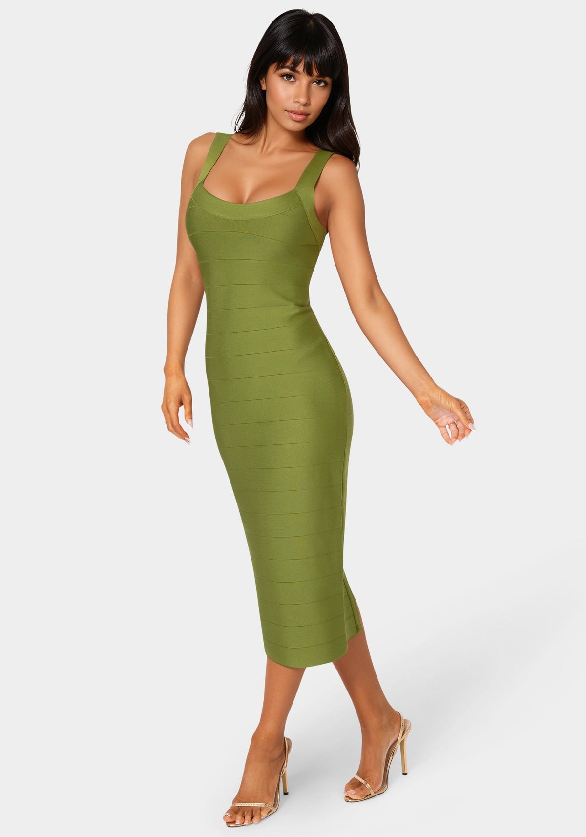 Bebe Bandage Midi Tank Dress