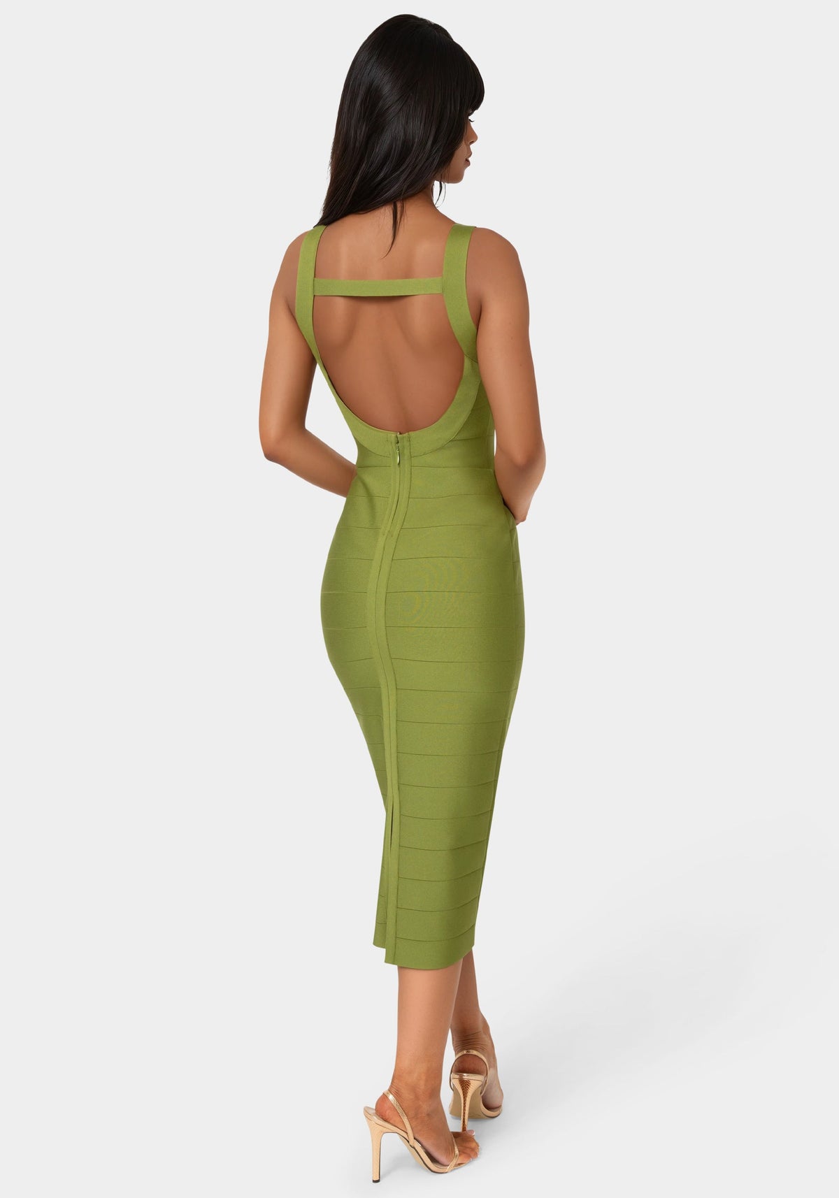 Bebe Bandage Midi Tank Dress