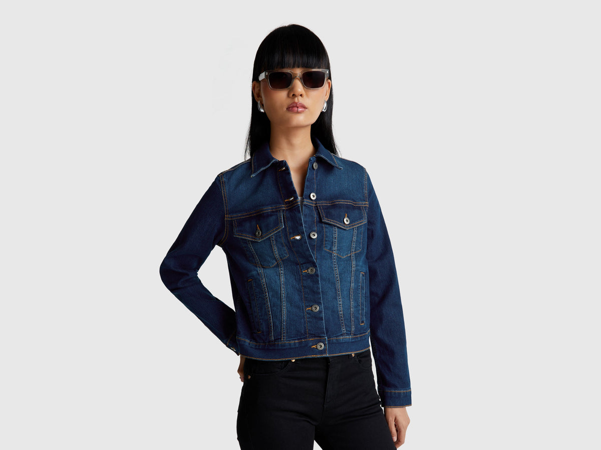 Benetton Denim rider jacket