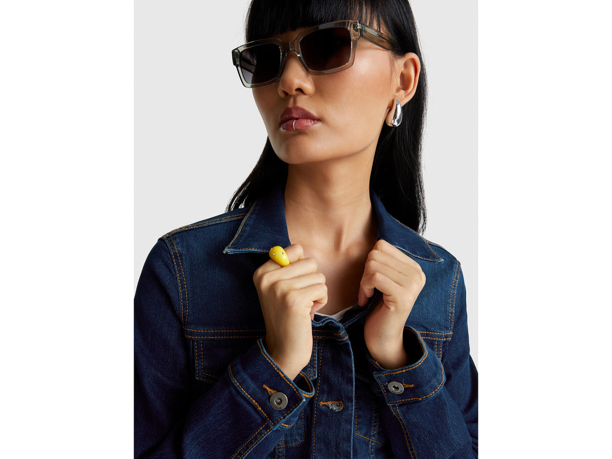 Benetton Denim rider jacket
