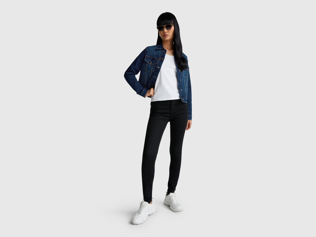 Benetton Denim rider jacket