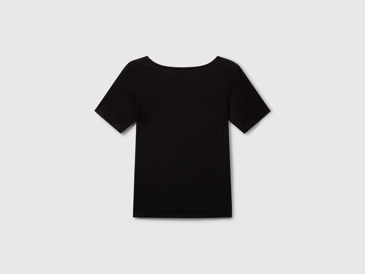 Benetton Slim fit reversible t-shirt