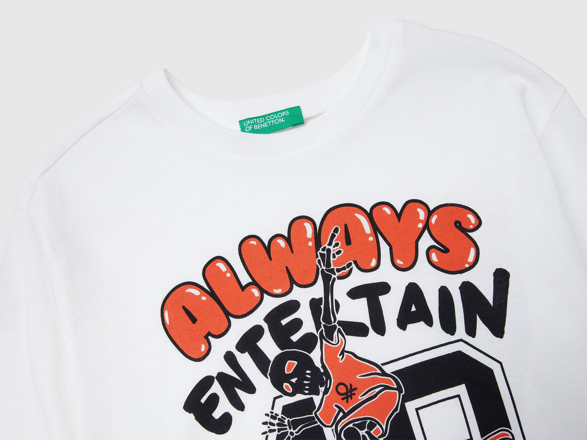 Benetton T-shirt with print