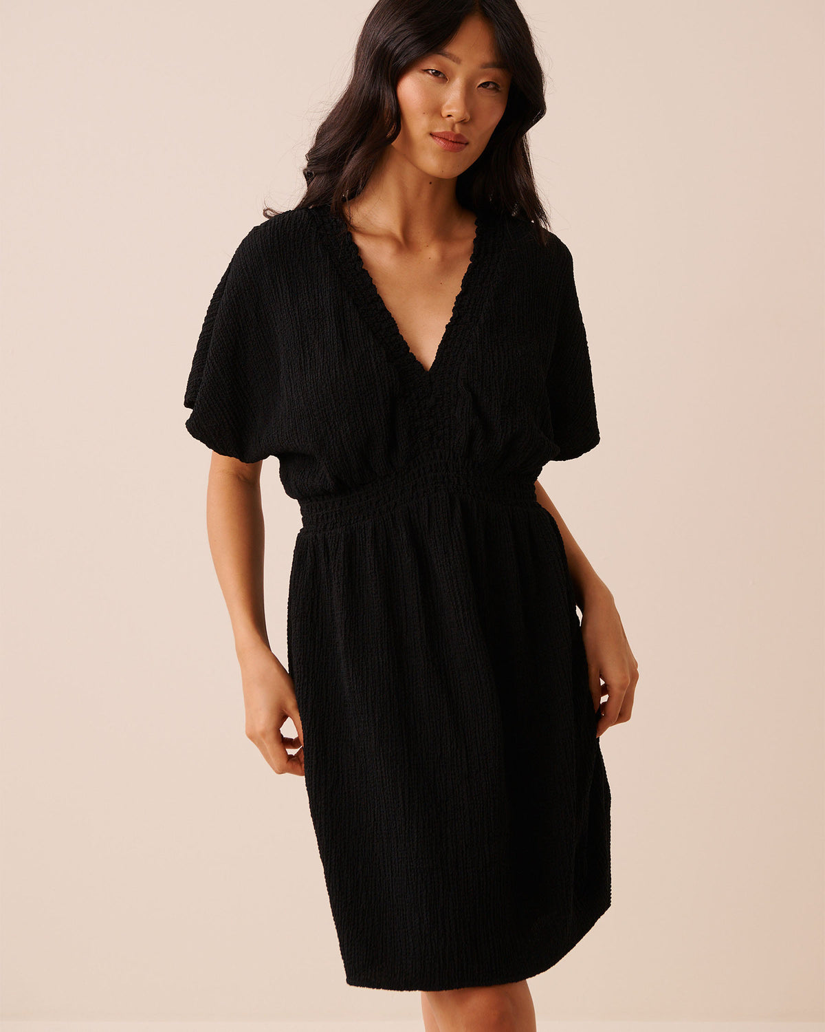 La vie en Rose Short Crinkle Dress