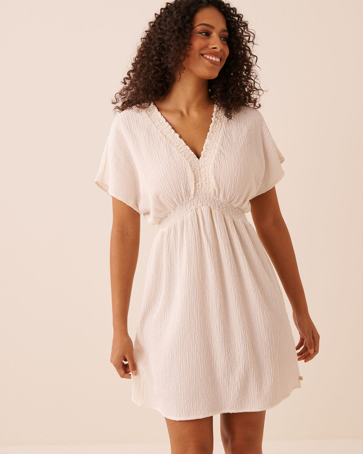La vie en Rose Short Crinkle Dress