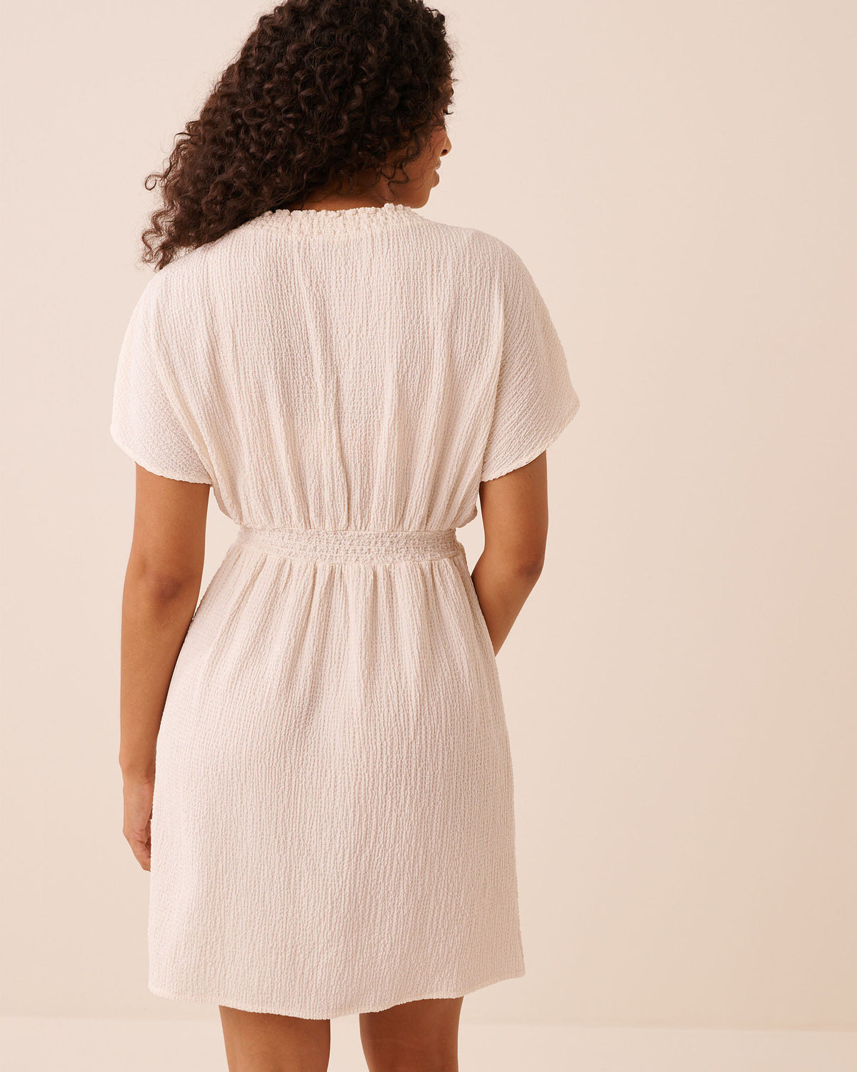 La vie en Rose Short Crinkle Dress