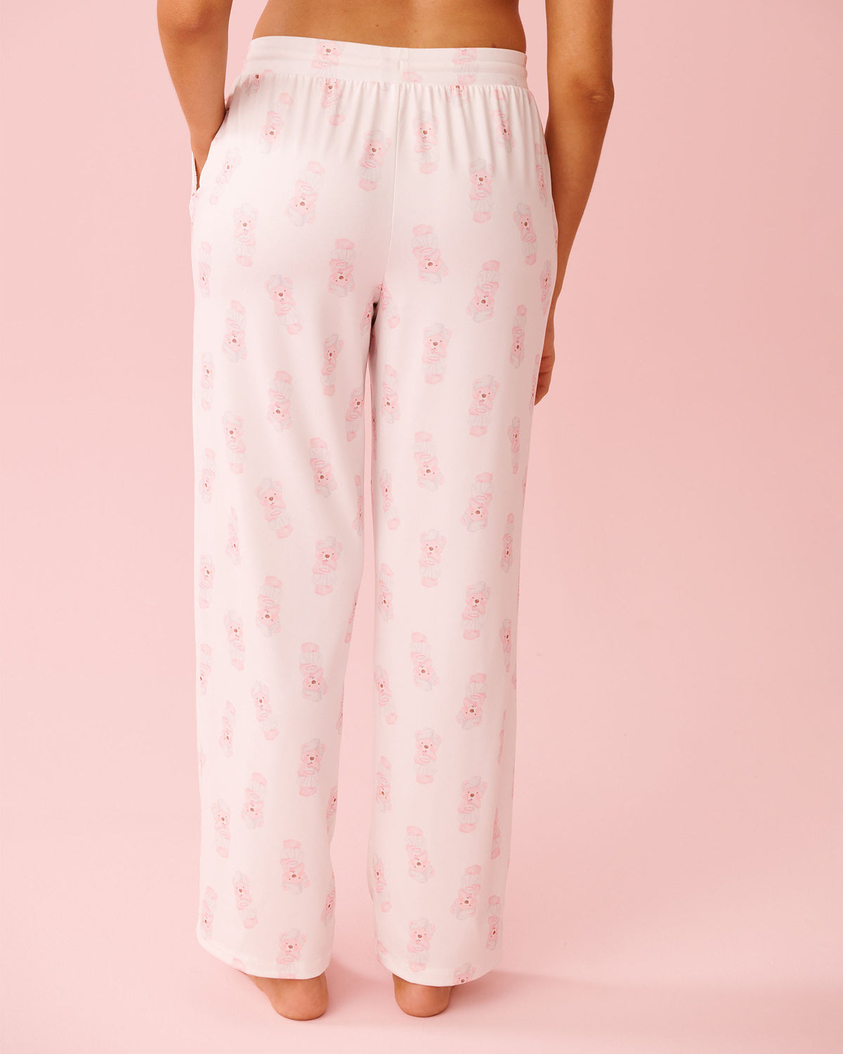 La vie en Rose Teddy Print Super Soft Pajama Pants
