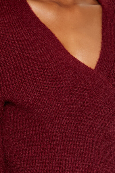 Forever 21 Drop-Sleeve Wrap Sweater