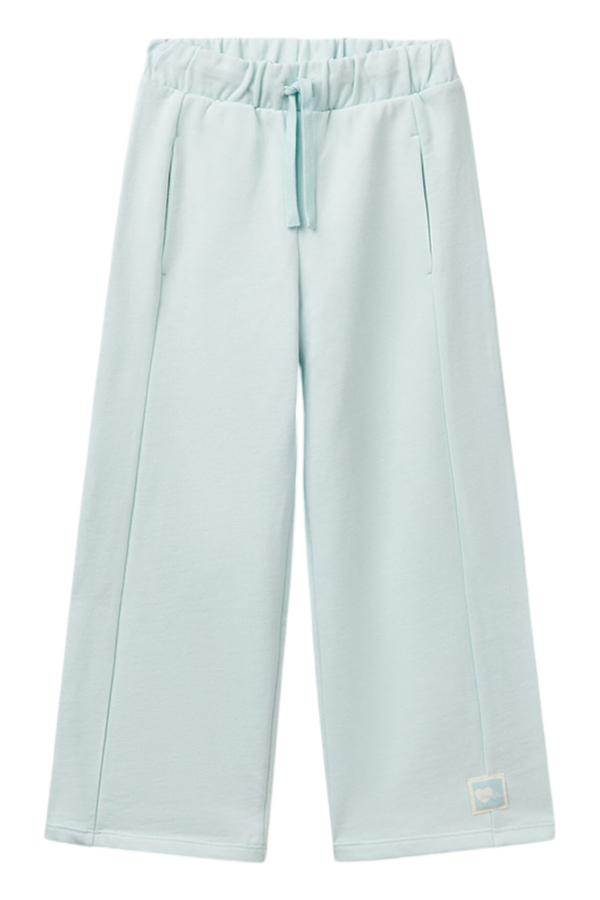 Benetton-Loose Fit Sweatpants-Blue-10-11 Years