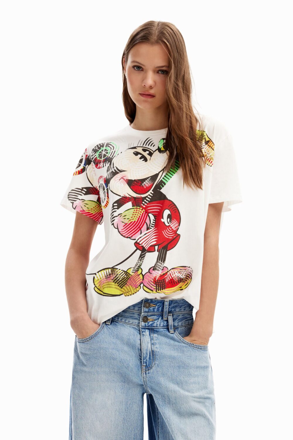 Desigual-Arty Mickey Mouse T-Shirt-Multicolour-S
