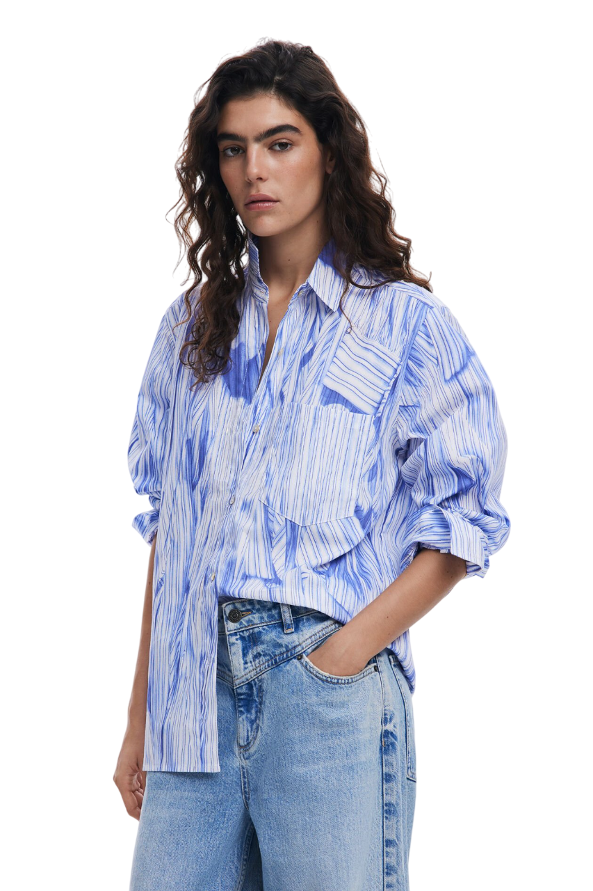 25-SWCW42-1000-1-Photoroom Desigual-Arty oversized shirt-Blue Sky-XS