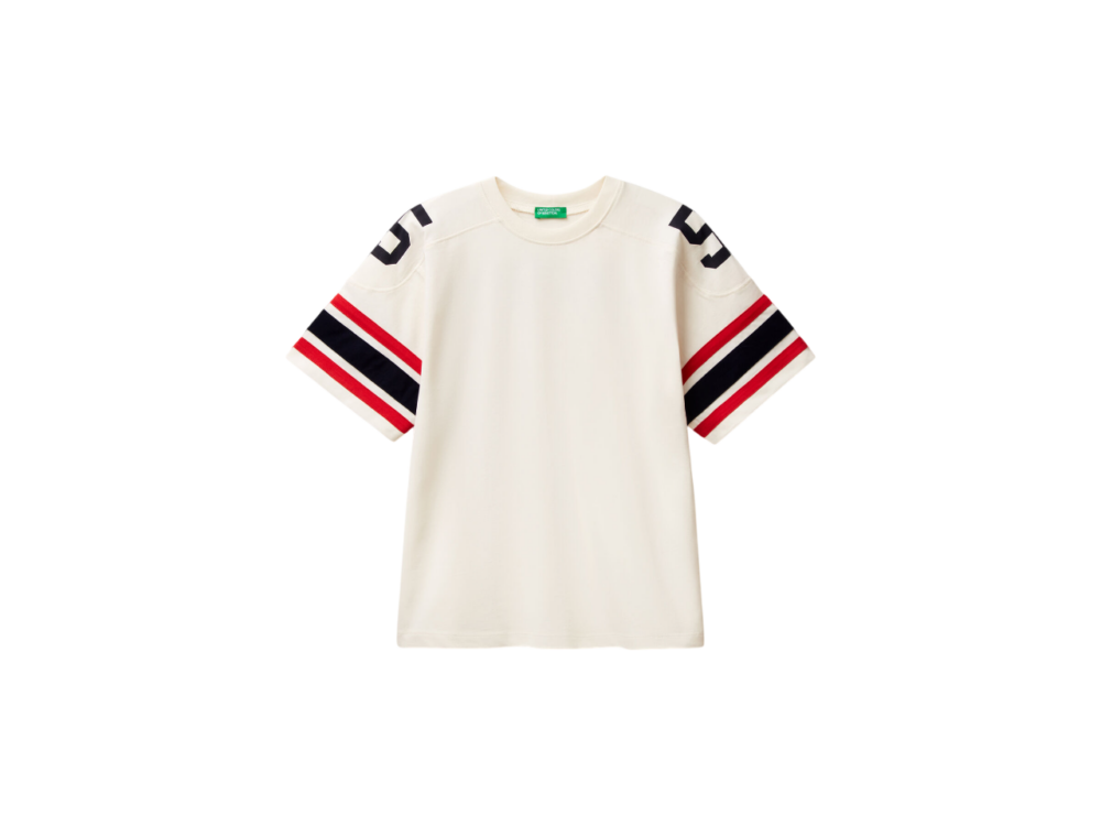 3-MI5-C10-OA-0-R2-1-Photoroom Benetton-Short Sleeve T-Shirt With Print-White-10-11 Years