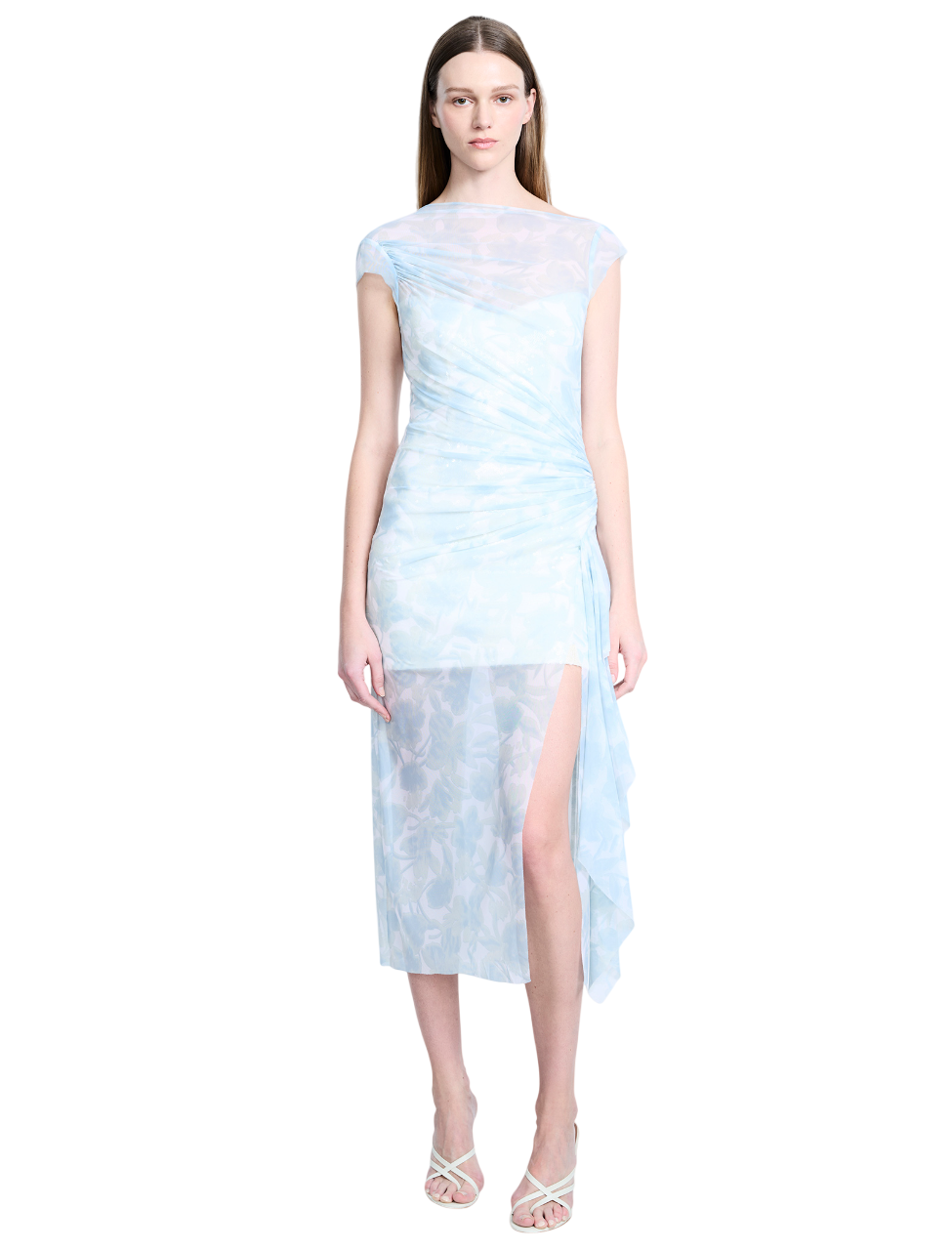 79114310-9249-0-Photoroom BCBGMAXAZARIA-Mesh & Sequin Mid Dress-Blue Sky-38