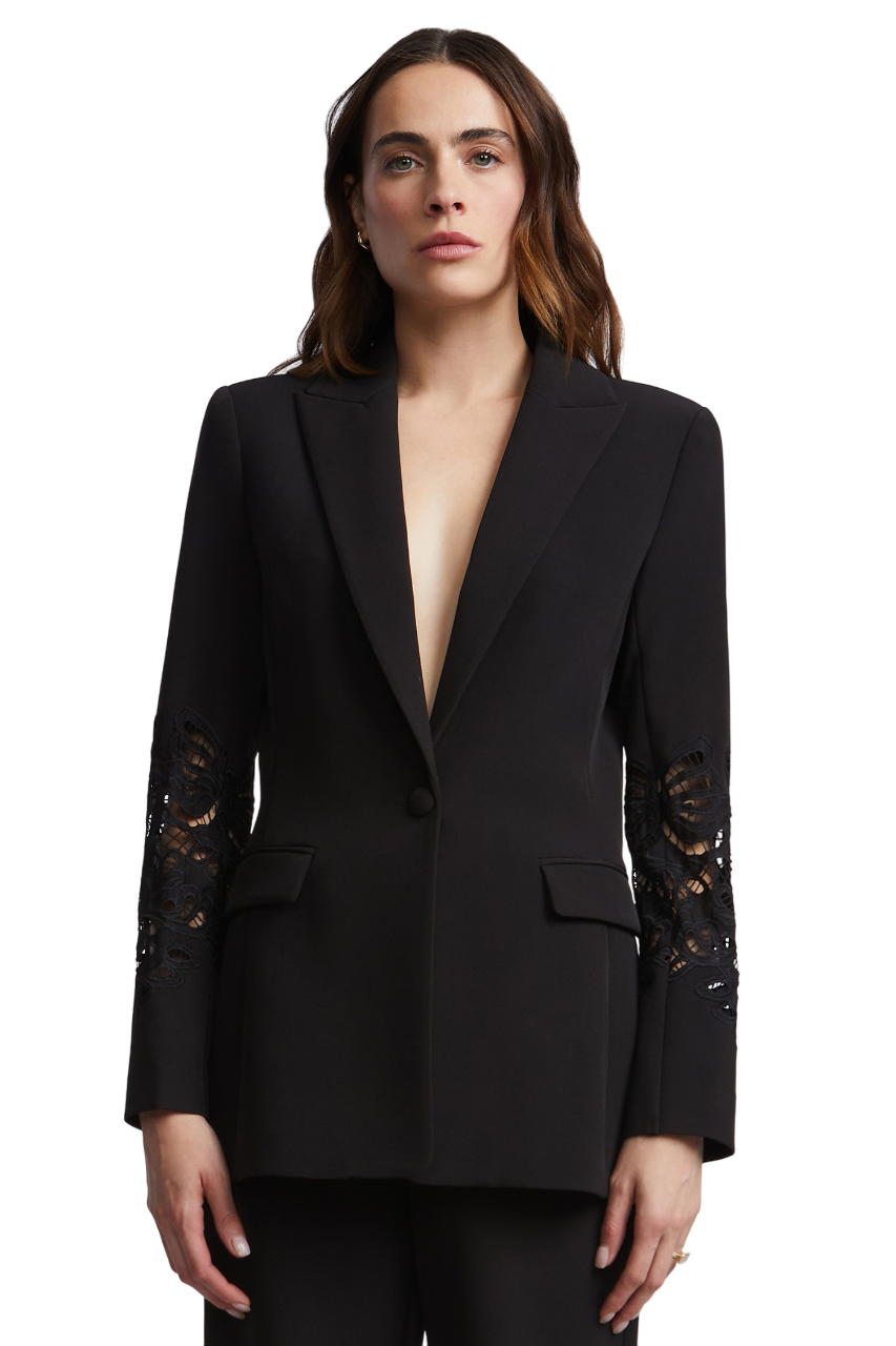 79514888-199-4-Photoroom BCBGMAXAZARIA-Combo Blazer Notch Lapel-Black-38