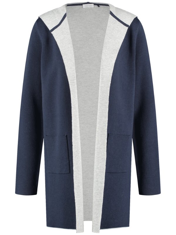 Gerry Weber-Gerry Weber Womens Jacket Coat knit Blue-Blue-48