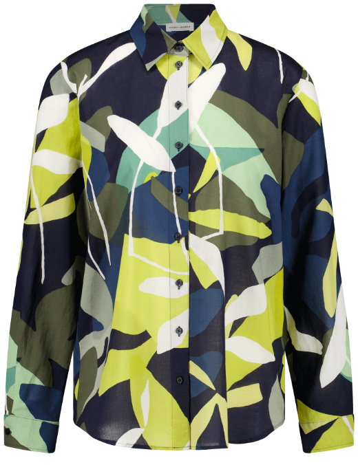 Gerry Weber-Gerry Weber Womens Blouse 1/1 sleeve Multicolour-Multicolour-48