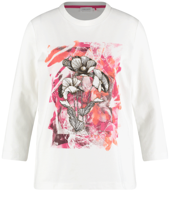 1_1_2252_3_170068_56003_9206_01 Gerry Weber-Gerry Weber Womens T-Shirt 3/4 sleeve White-White-48
