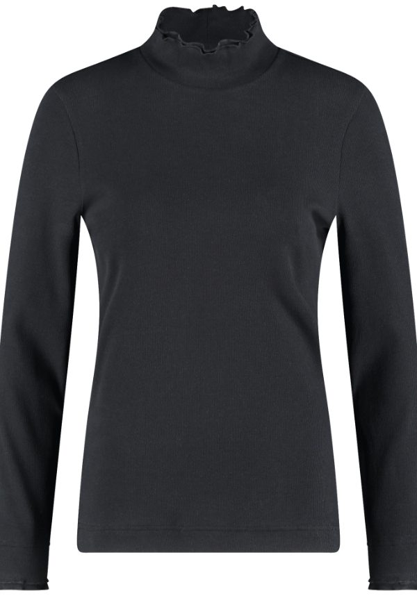 Gerry Weber-Gerry Weber Womens High Neck Sweater 1/1 sleeve Black-Black-48