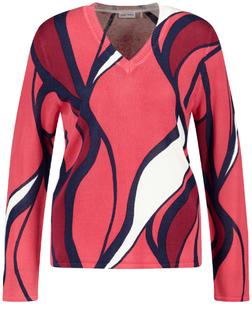 Gerry Weber-Gerry Weber Womens Pullover 1/1 sleeve Multicolour-Multicolour-48