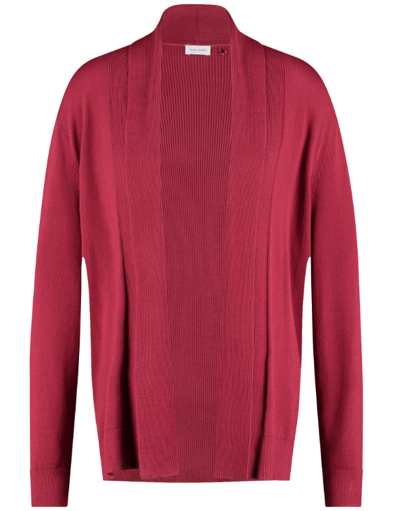 Gerry Weber-Gerry Weber Womens Long Cardigan knit Red-Red-48
