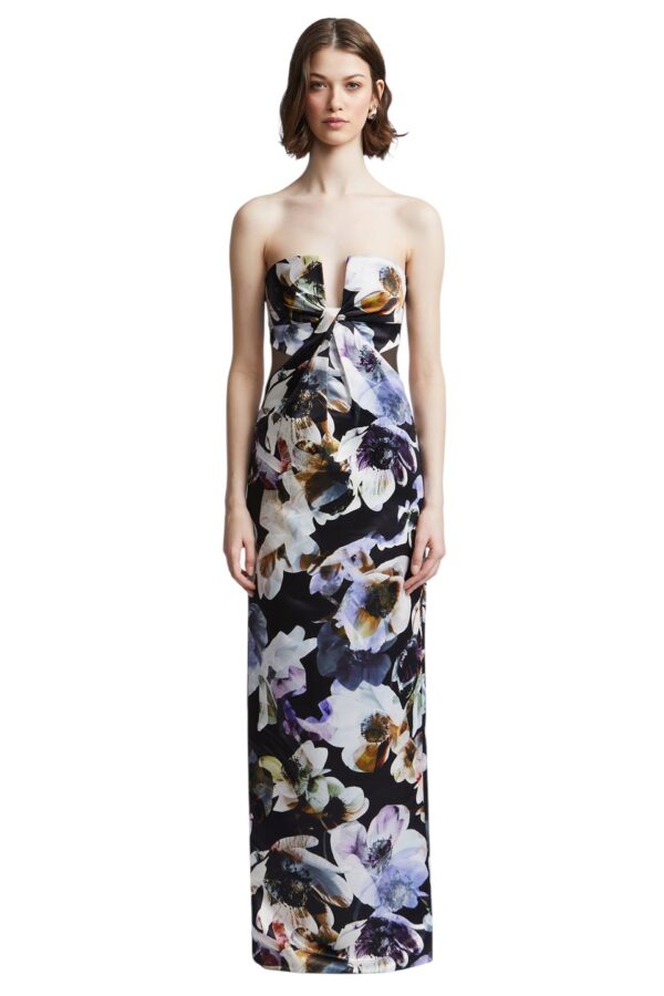 BCBGMAXAZARIA-Roslyn Gown For Women-Multicolour-12