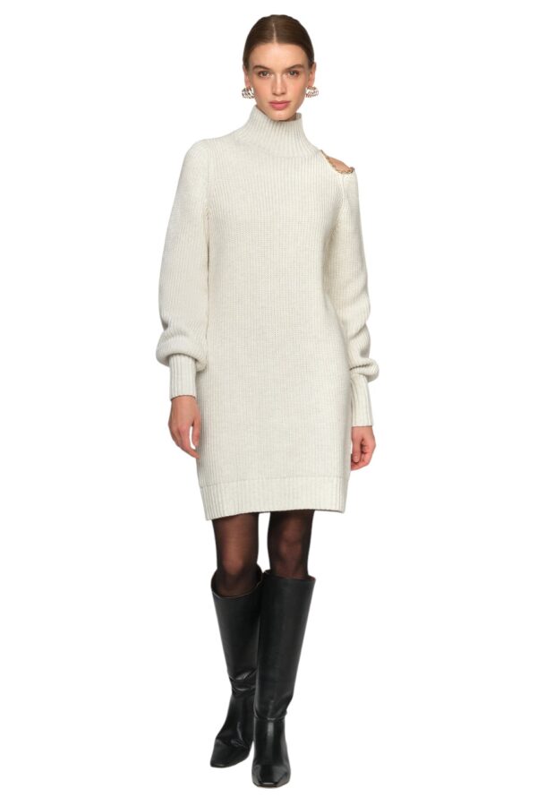 BCBGMAXAZARIA-Araceli Dress For Women-White-XL