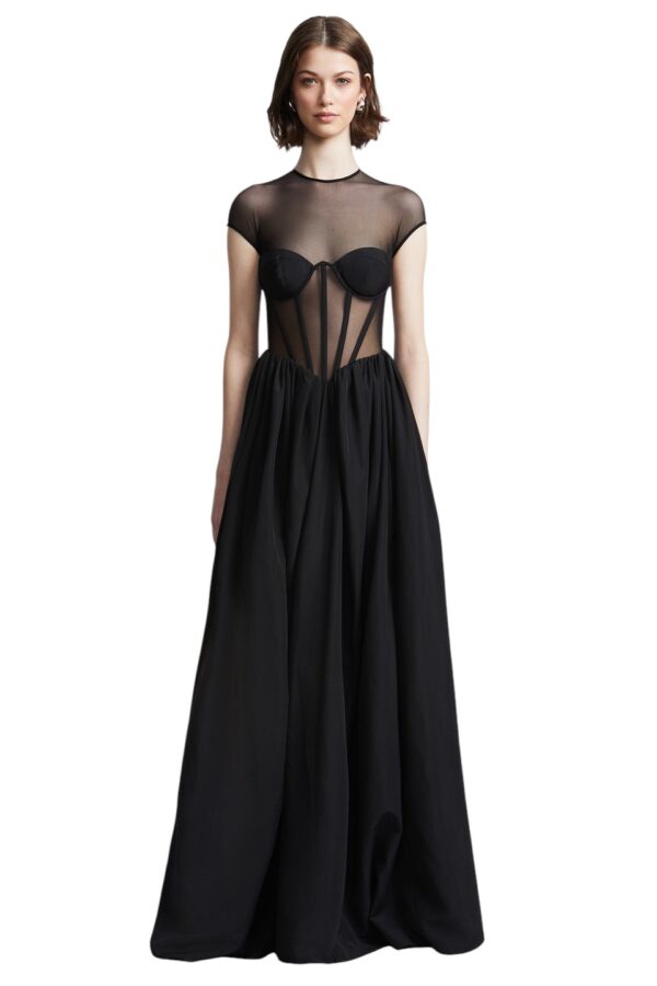 BCBGMAXAZARIA-Babe Gown For Women-Black-12