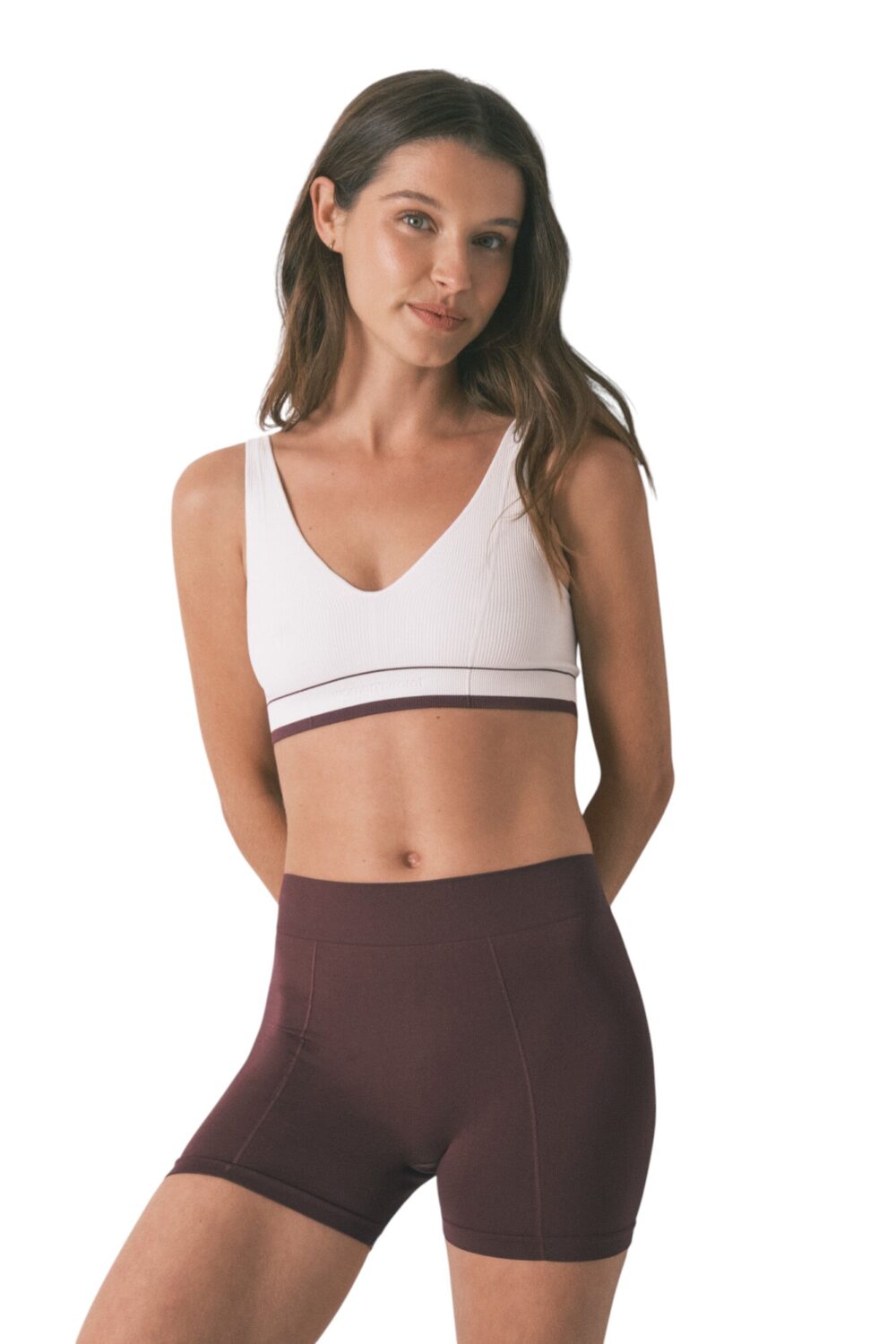76 Women Secret-LOVELY seamless triangle top-White-XL