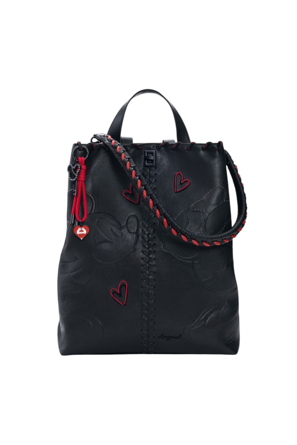 19 Desigual-Small backpack with braided handle