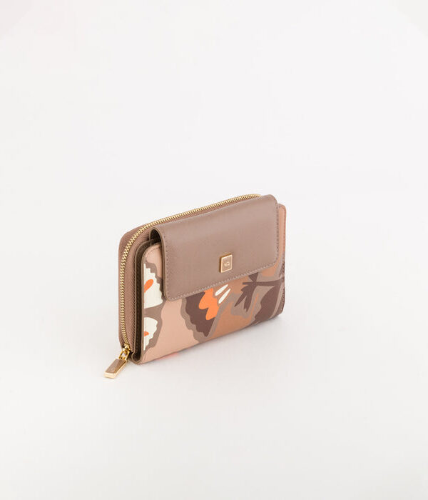 Carpisa-Wallet Medium Woman - Bouquet wallet v1-Beige-OS