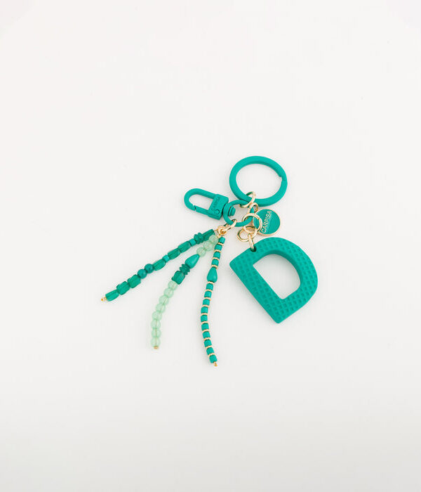 Carpisa-Women's Keychain - Puffy Letters Keychain-Green-OS