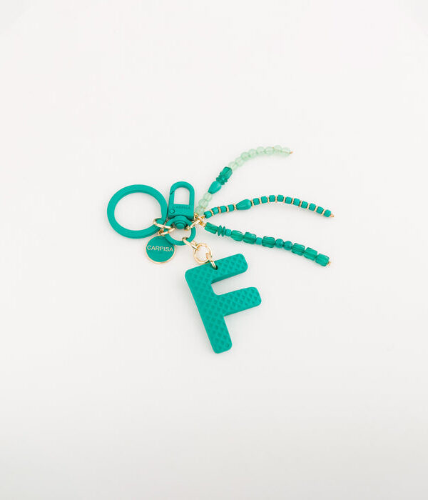 Carpisa-Women's Keychain - Puffy Letters Keychain-Green-OS