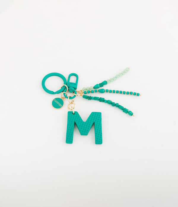 Carpisa-Women's Keychain - Puffy Letters Keychain-Green-OS