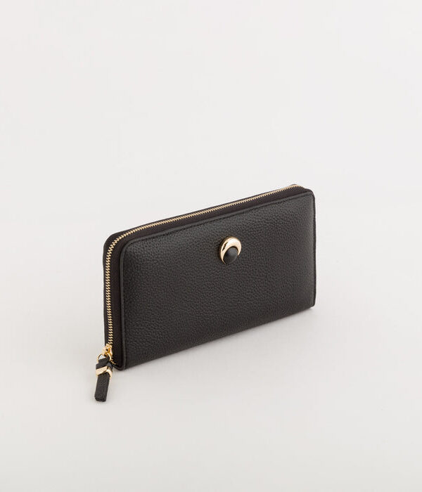 Carpisa-Large Women's Wallet - Gemma Wallet-Black-OS