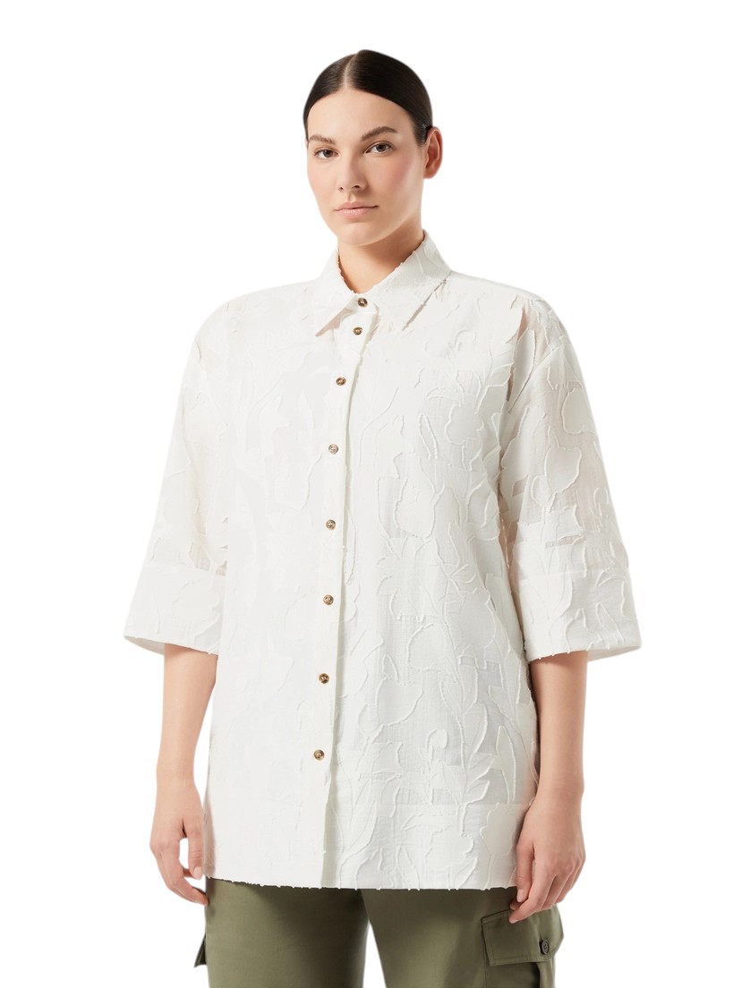 55 Marina Rinaldi-Fil coupé tunic-White-27