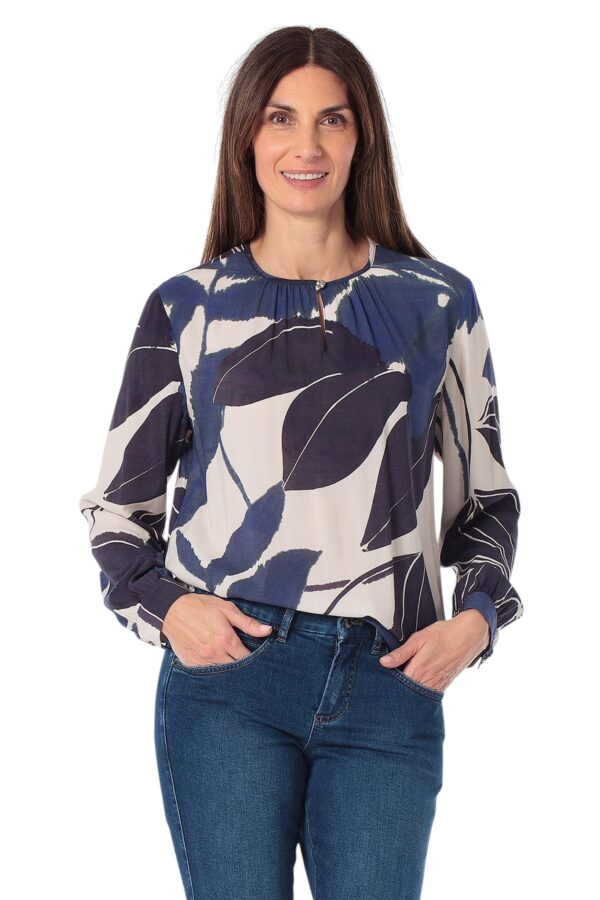 Gerry Weber-Blouse with botanical print-MultiColour-38