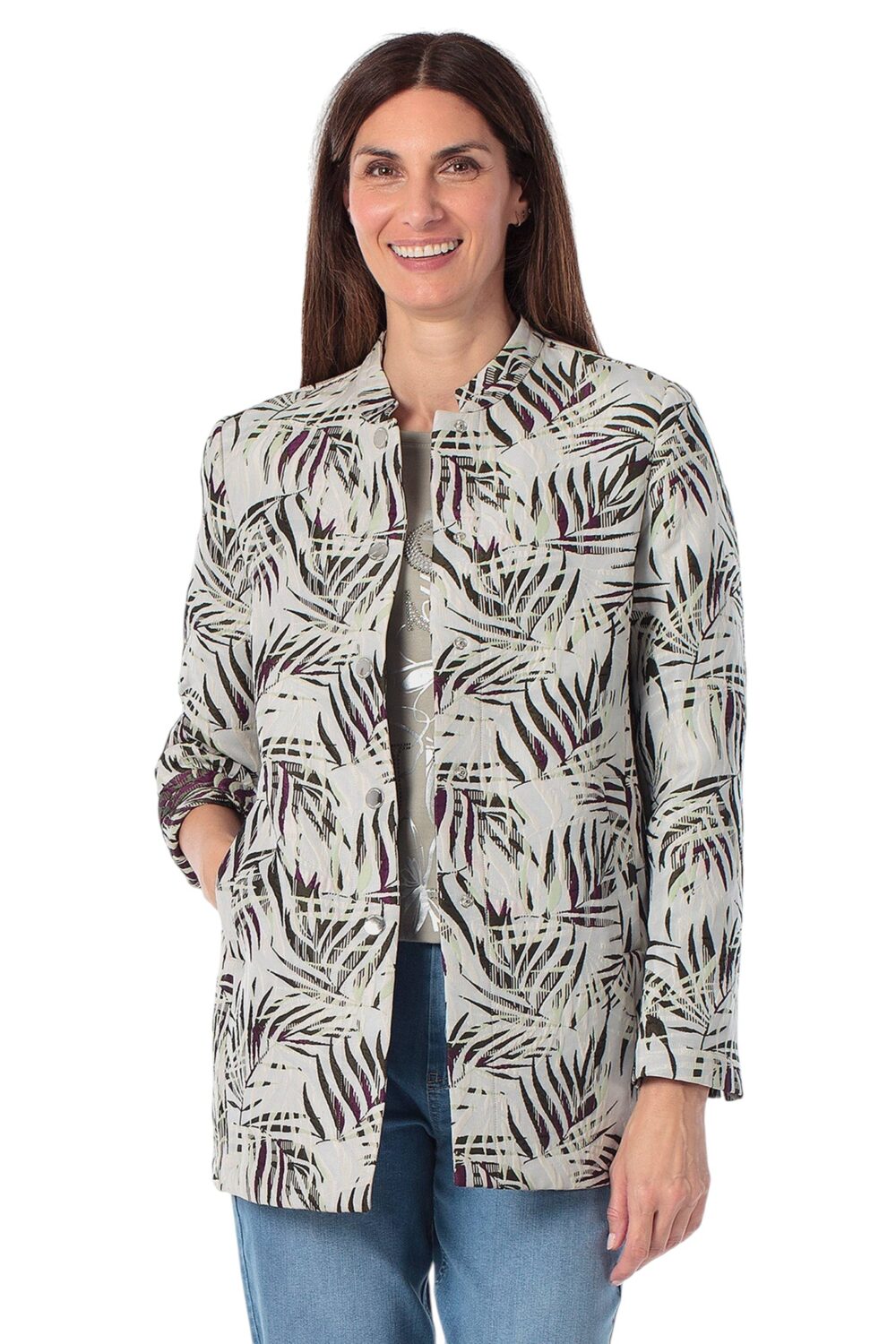 Gerry Weber-Jacket with tropical pattern-MultiColour-38