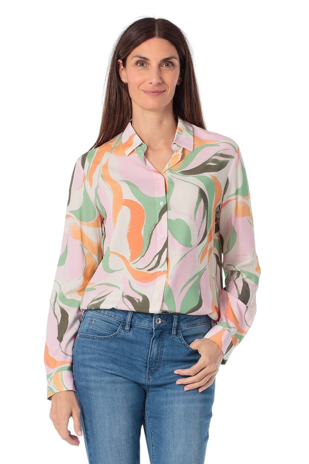 Gerry Weber-Patterned blouse in spring colors-MultiColour-38