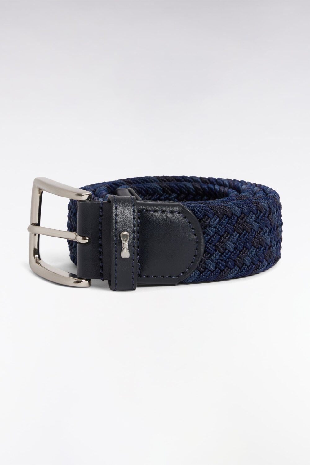E26ACTCE0002-1 Eden Park-Elasticated textile belt-Blue-90