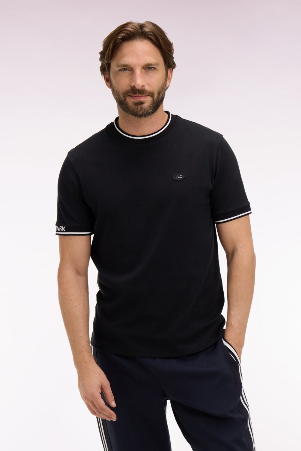 Eden Park-Short-sleeved t-shirt Eden Park regular fit-Black-3XL